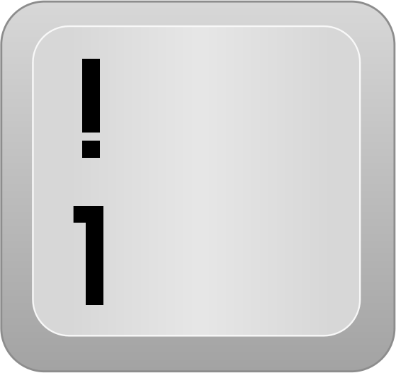 kuva:Computer_key_num_row_1_T.png